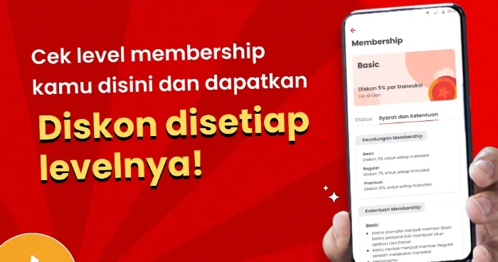 Upgrade Level Membership Dapat Diskon Kirim Paket di Lion Parcel