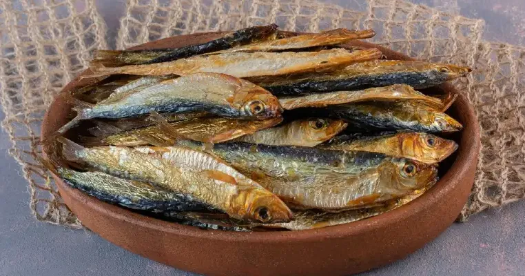 cara packing ikan asin