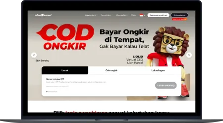 Langkah cek ongkir Lion Parcel